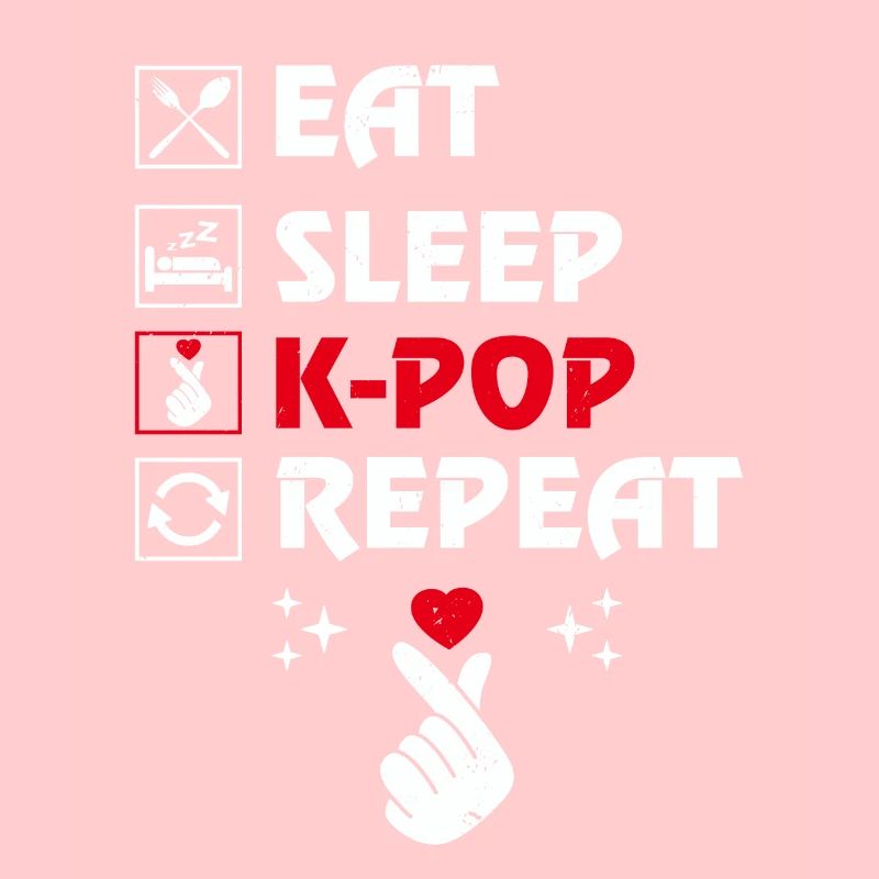 Manger Dormir K-pop Répéter coréen