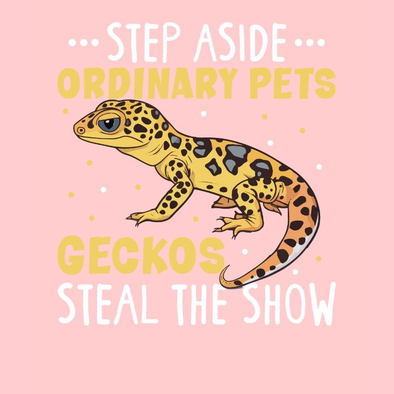 Drôle de propriétaire de gecko léopard, humour reptile,