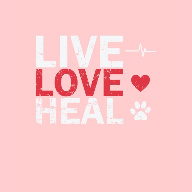Live Love Heal Tierarzt Beruf