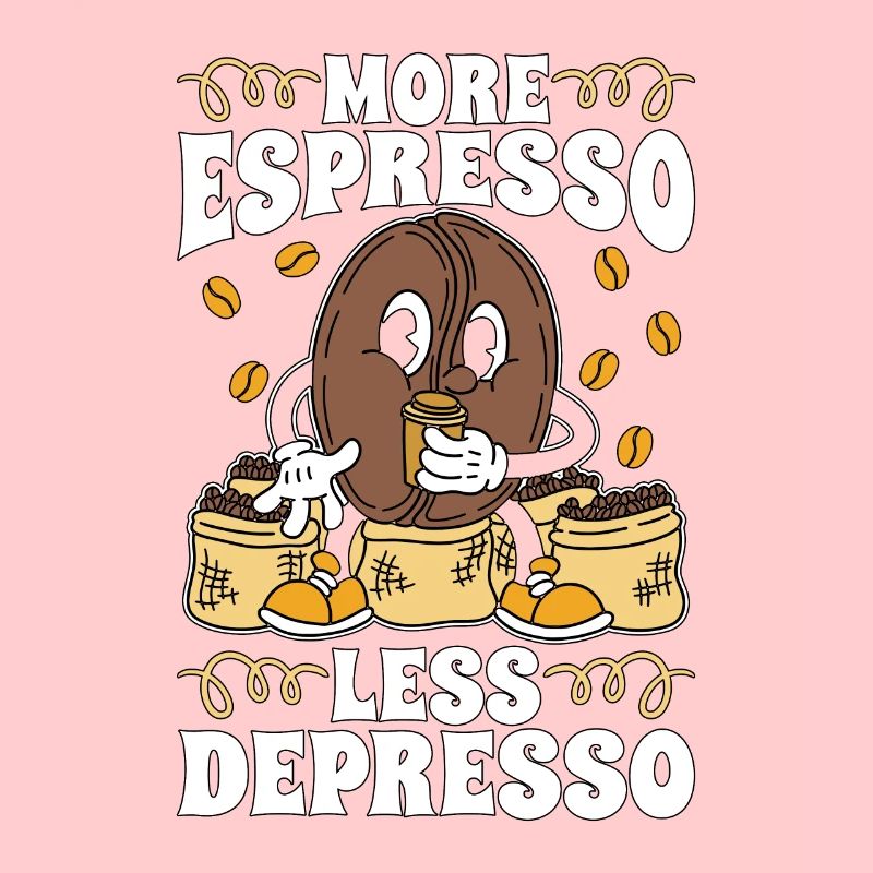 Espresso Plus d’espresso Moins de Depresso Coffeeshop