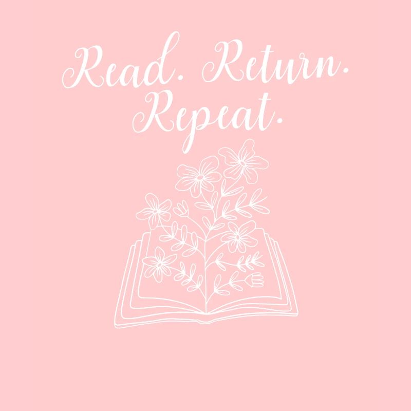 Library Worker Librarian Read Return Repeat Book