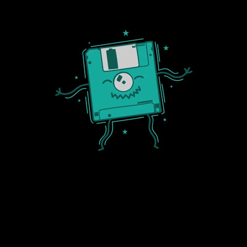 Diskette tanzt Retrospeichermodul Datenträger