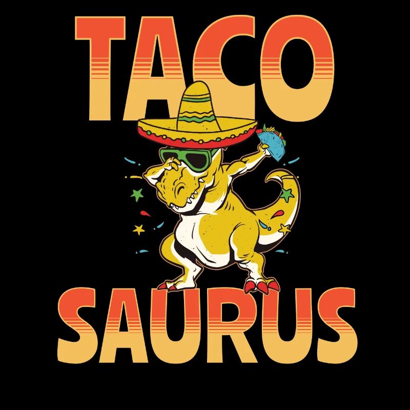 Tacosaurus Taco Dinosaure T Rex