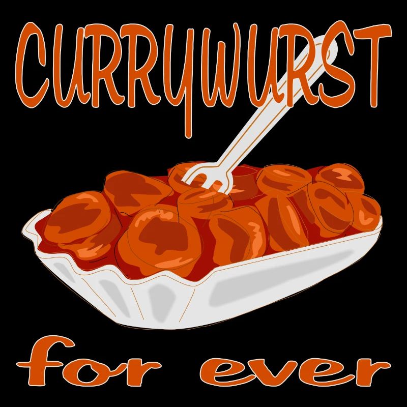 La currywurst est délicieuse