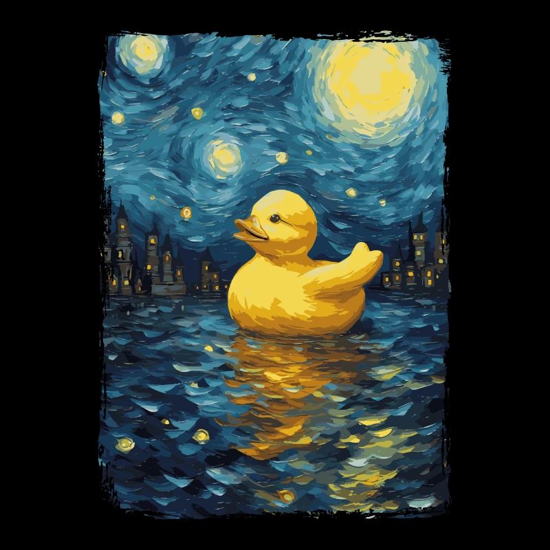 Badeente Starry Night