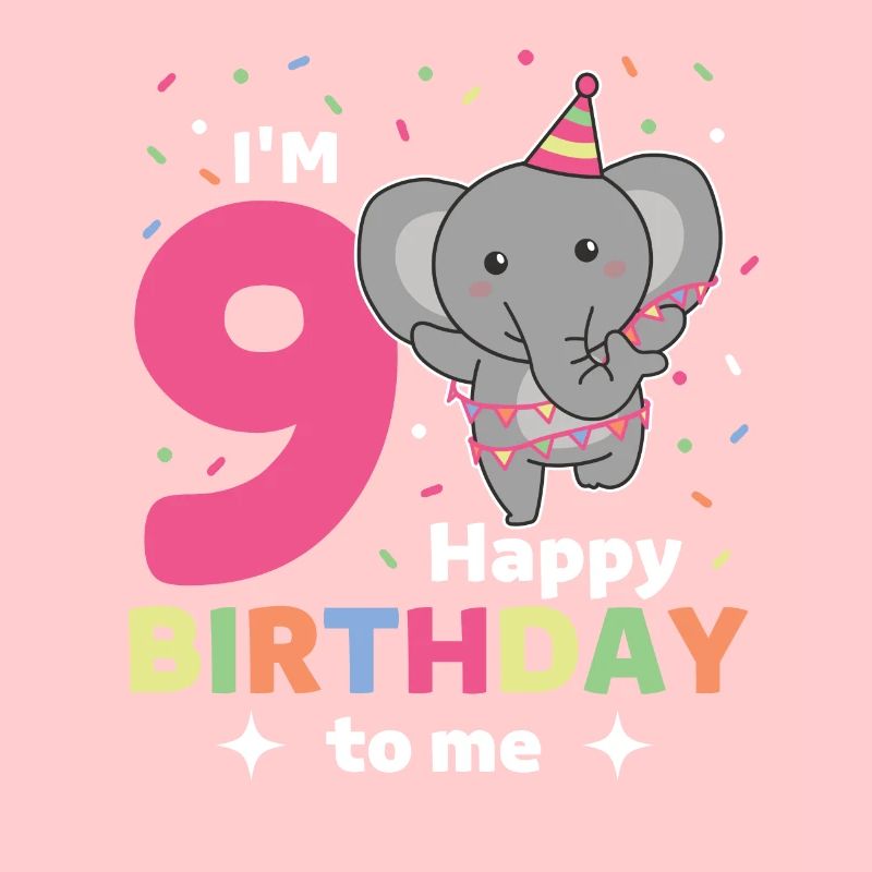 Eléphant pour les enfants de 9 ans de neuf ans