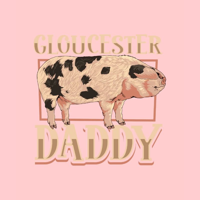 Papa cochon du Gloucestershire Old Spot