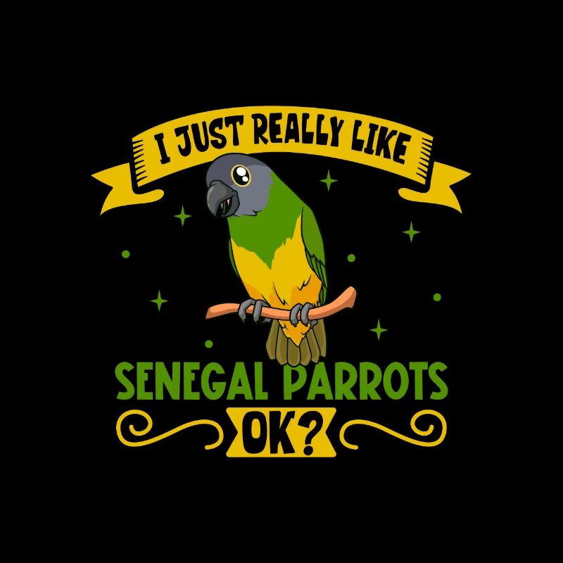 J’adore mon perroquet du Sénégal