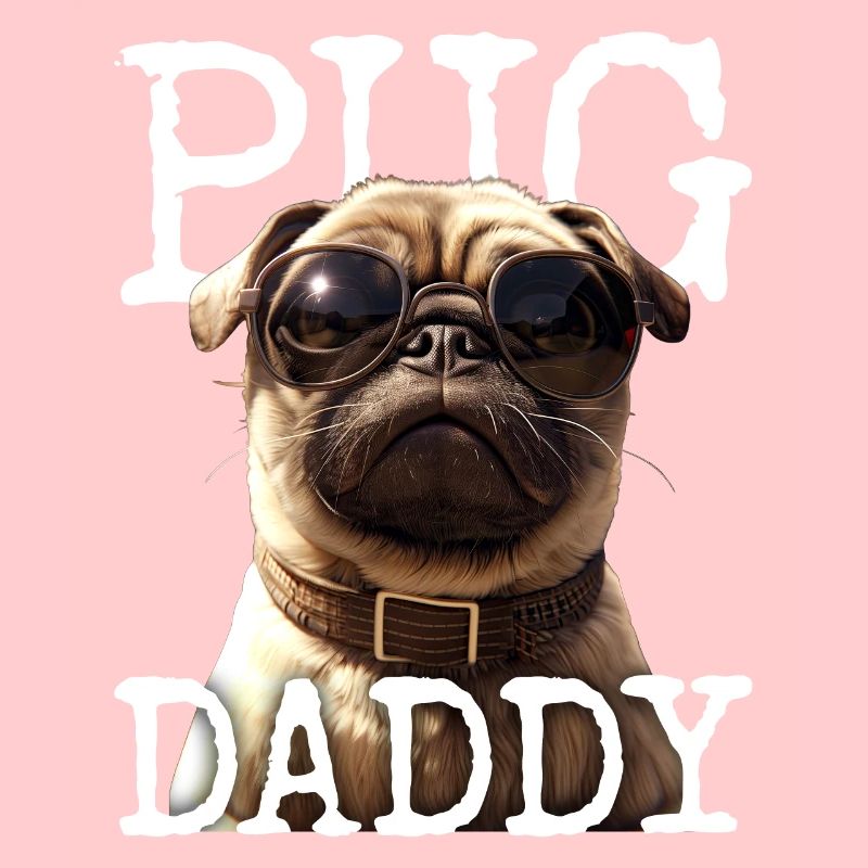 Pug Daddy Mops Papa Vatertag Pug Dad Süßer Mops
