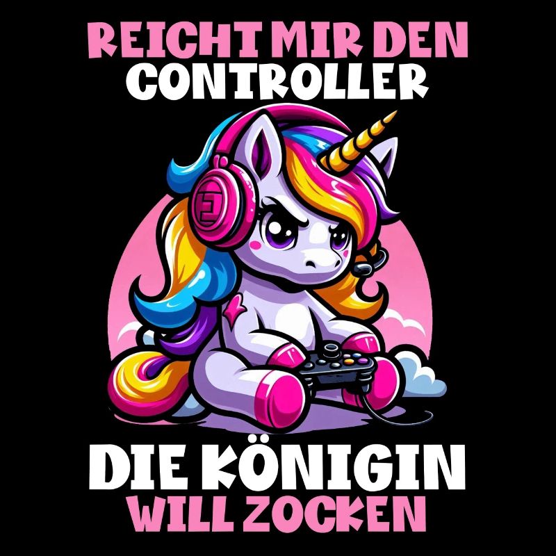 Reicht mir den Controller die Königin will zocken
