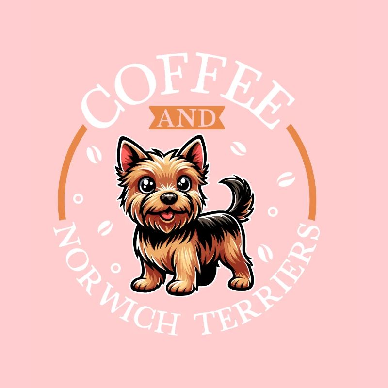 Café et Norwich Terrier
