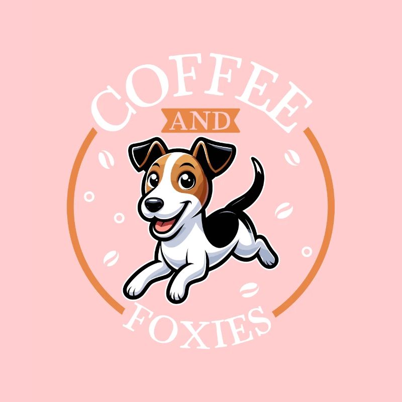 Kaffee und Glatthaar-Foxterrier