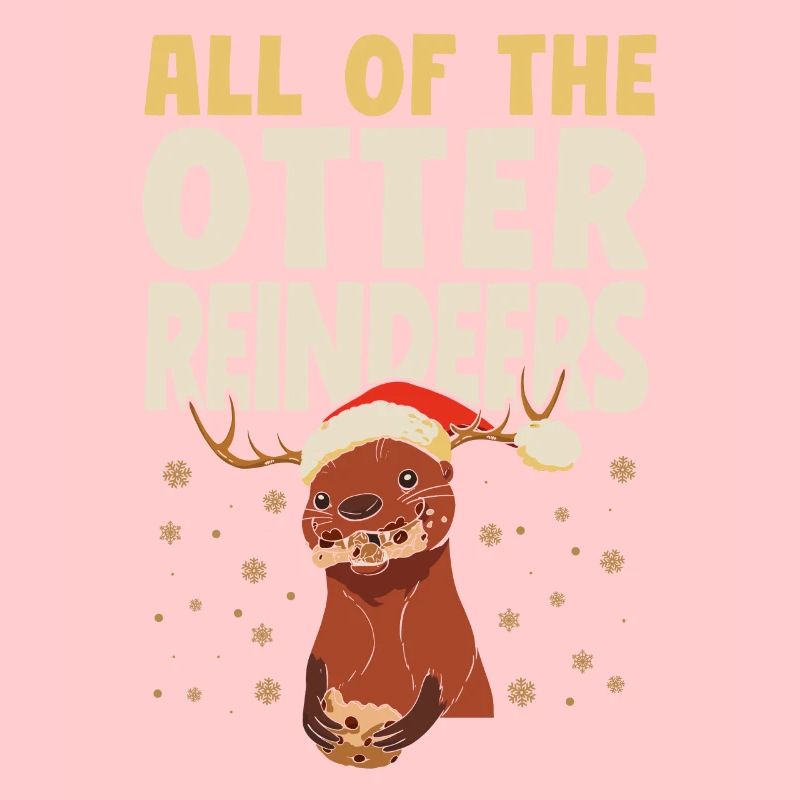 Loutre Noël Jeu de mots Tous Les