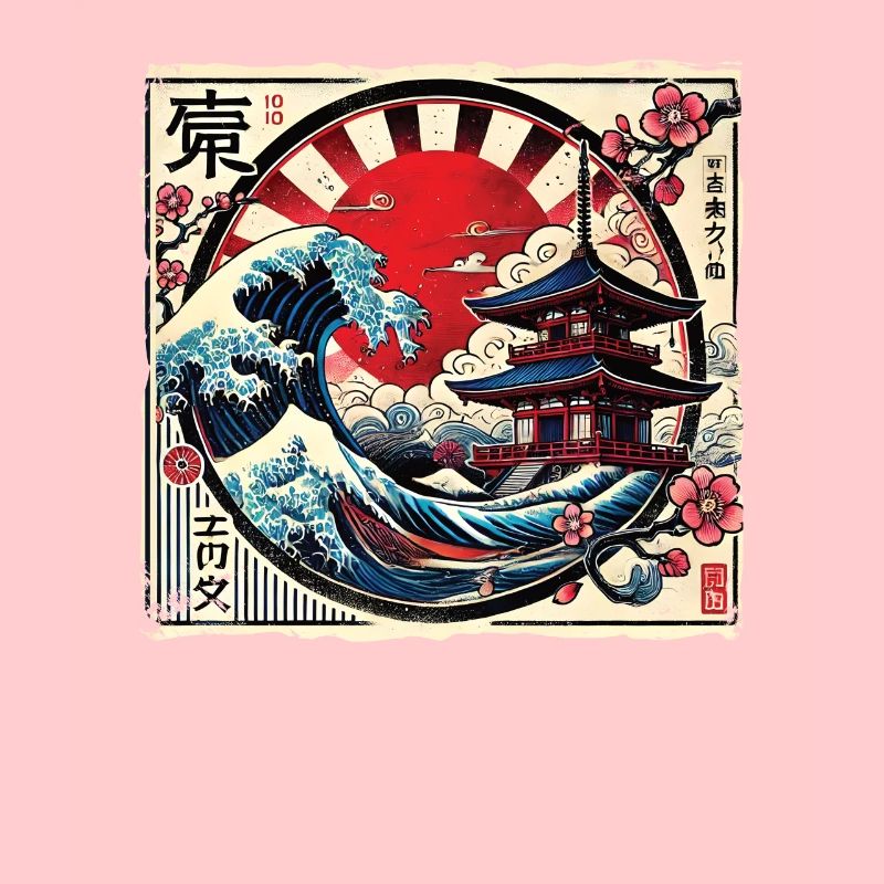 Pagode japonaise traditionnelle,