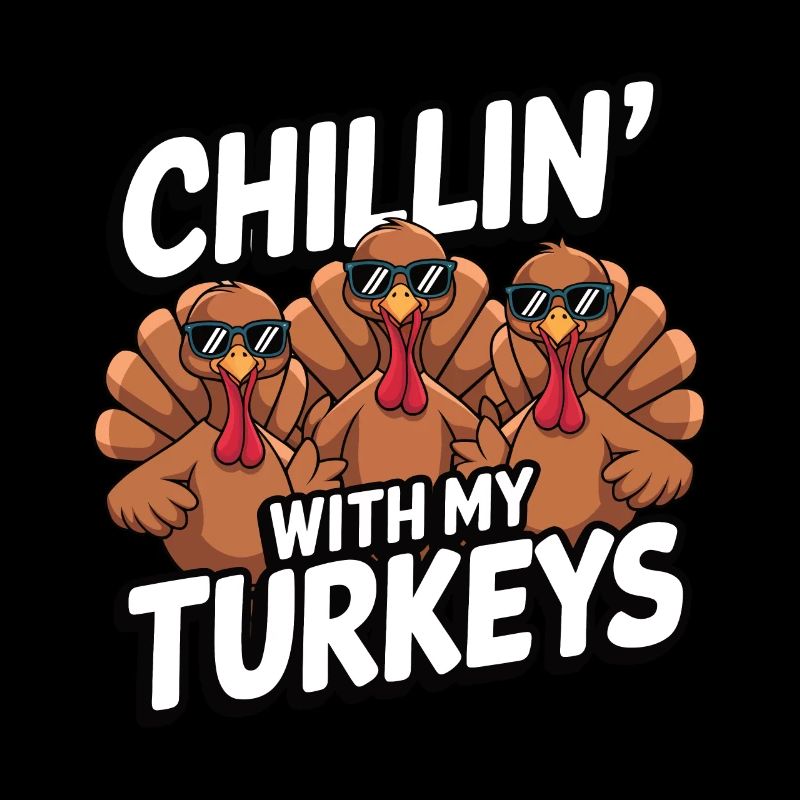 Lustiger Thanksgiving Truthahn