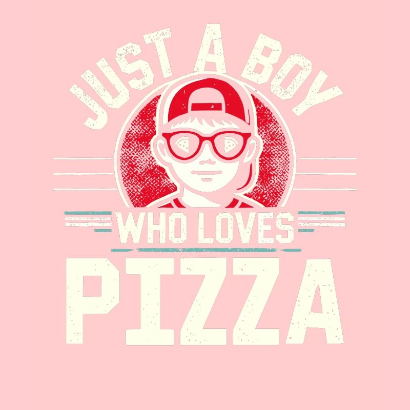 Pizza, just a boy who loves pizza