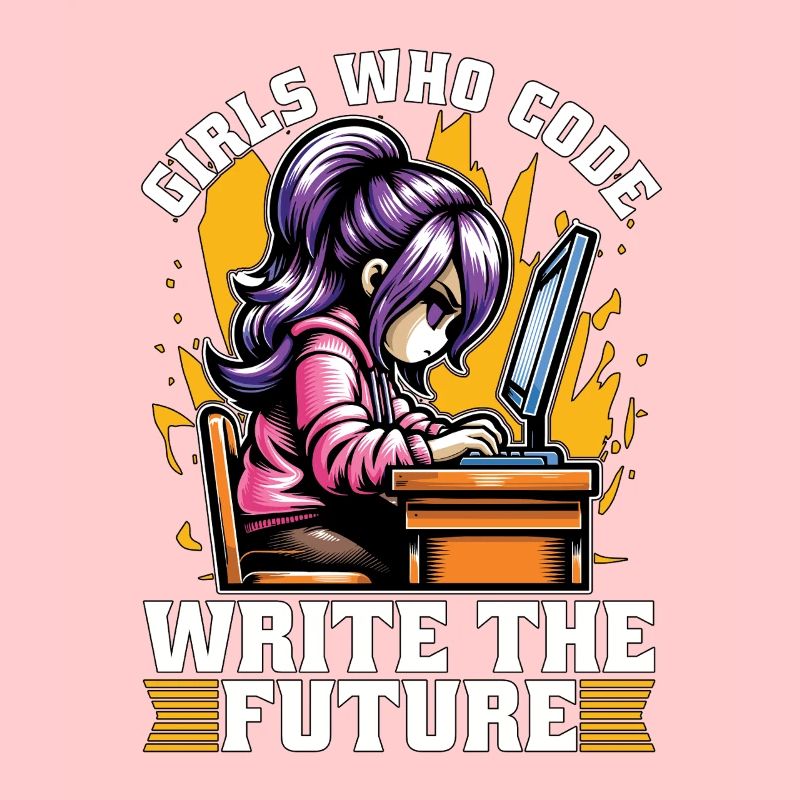 Coder Girls Who Code Write The Future Developer