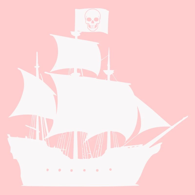 Piratenschiff Silhouette