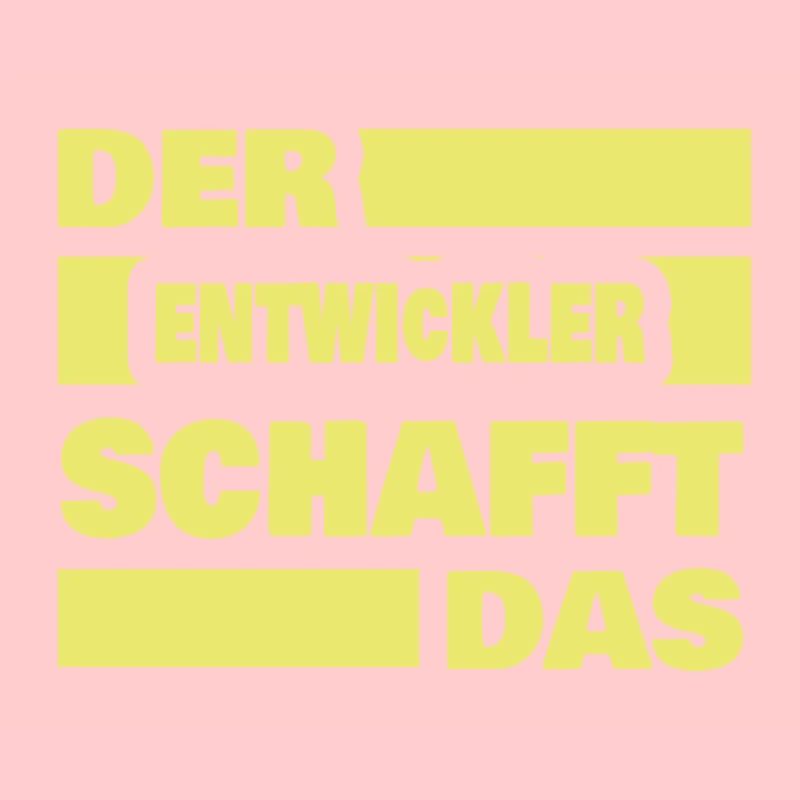 Entwickler als Arbeit