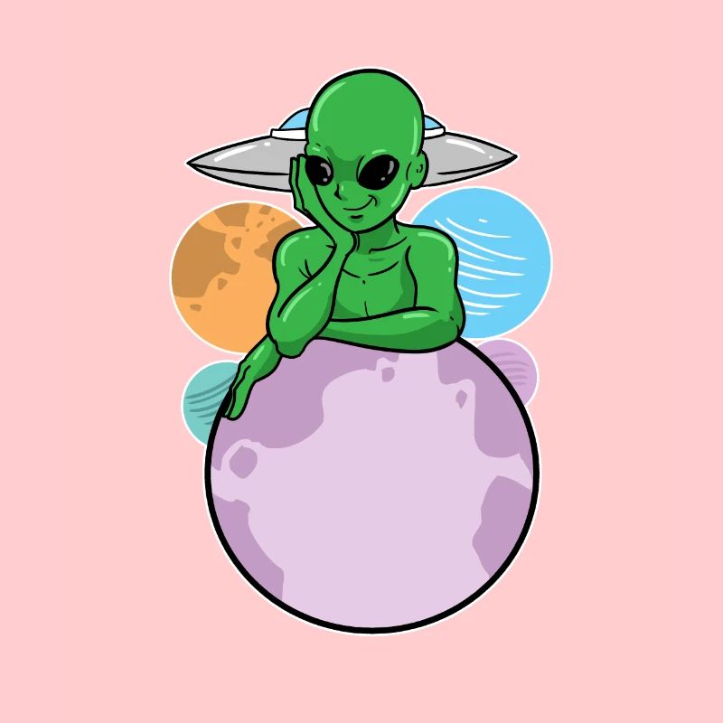 Planète extraterrestre mignonne