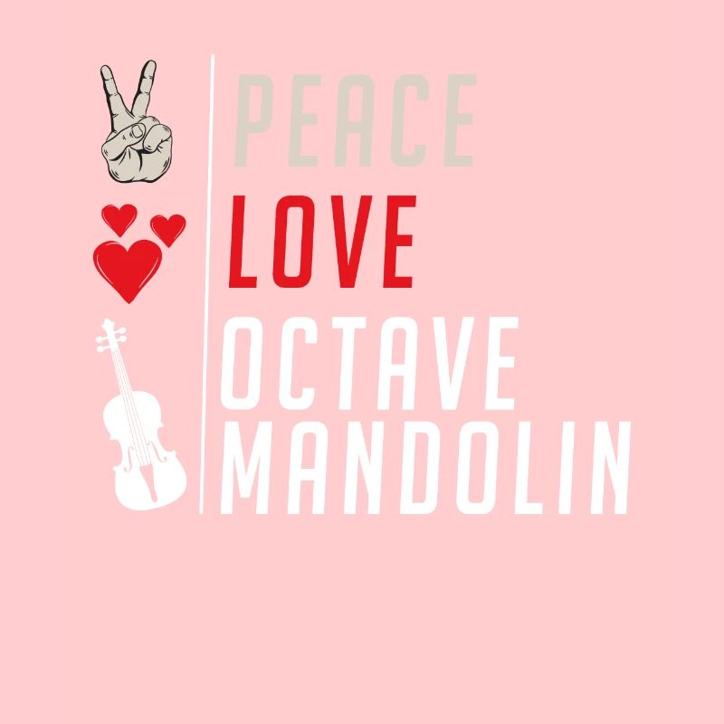 Peace Love Octave Mandoline Instrument