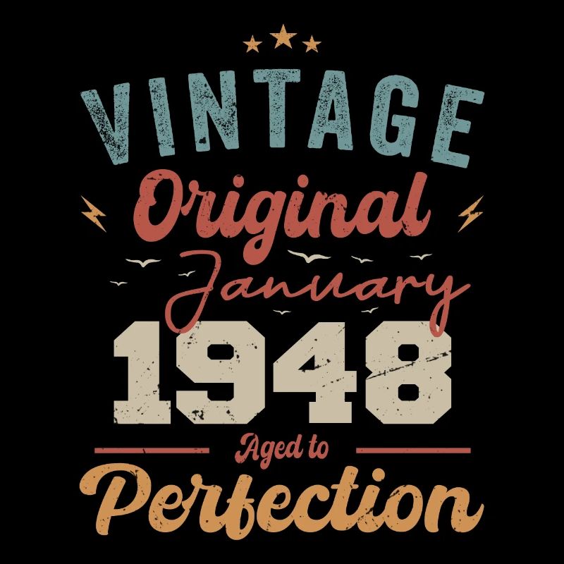 January 1948 Legend for 76 years