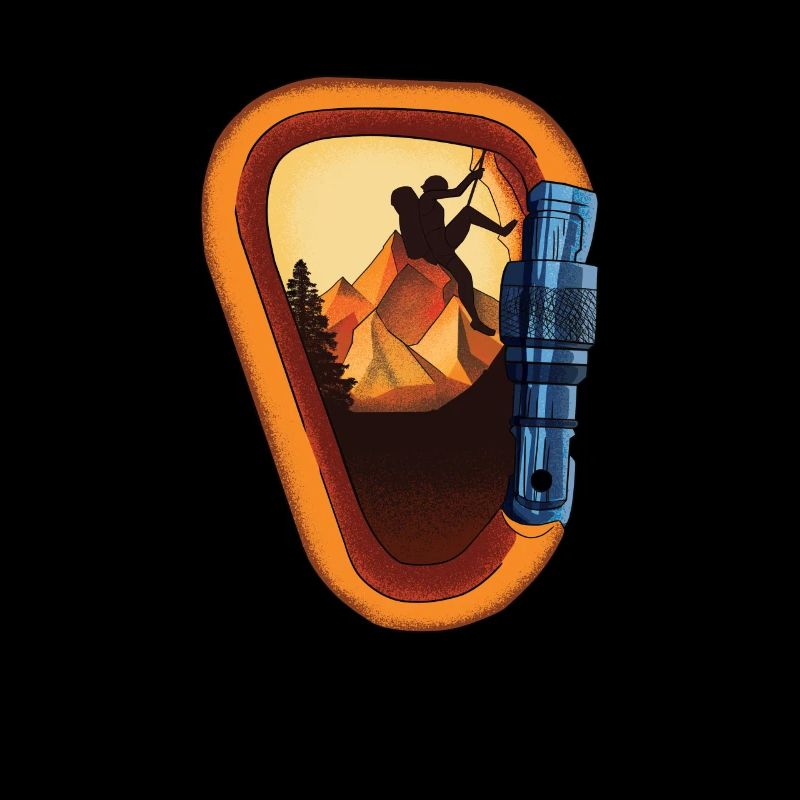 Climbers climbing