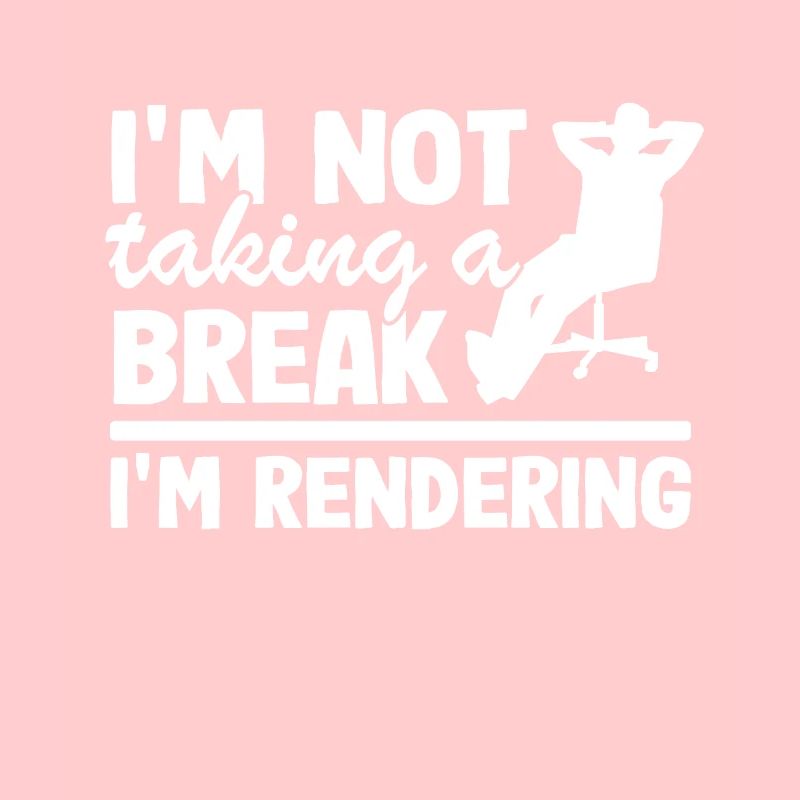 I'm Rendering Filmmaker Video Editor Editing Gift