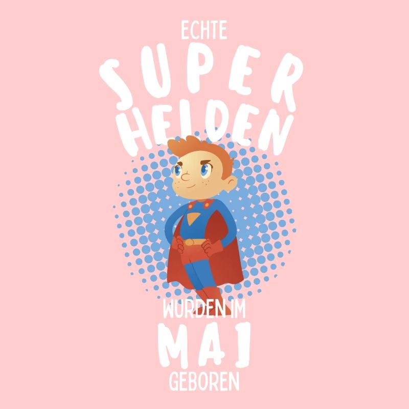 Echte Superhelden wurden im Mai geboren Junge