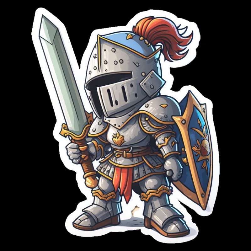 Chibi Aventurier Paladin Chevalier