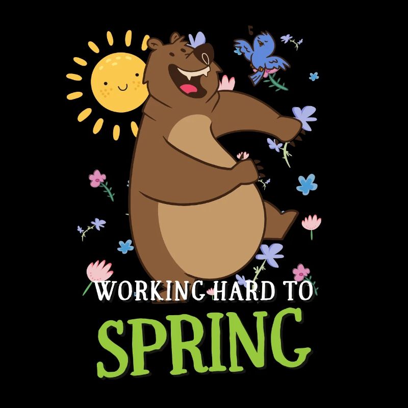 Working Hard To Hate Spring Allergiker Spruch