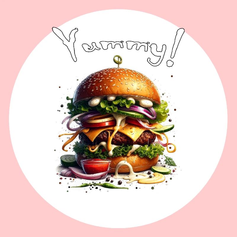 Yummy Burger Kunst