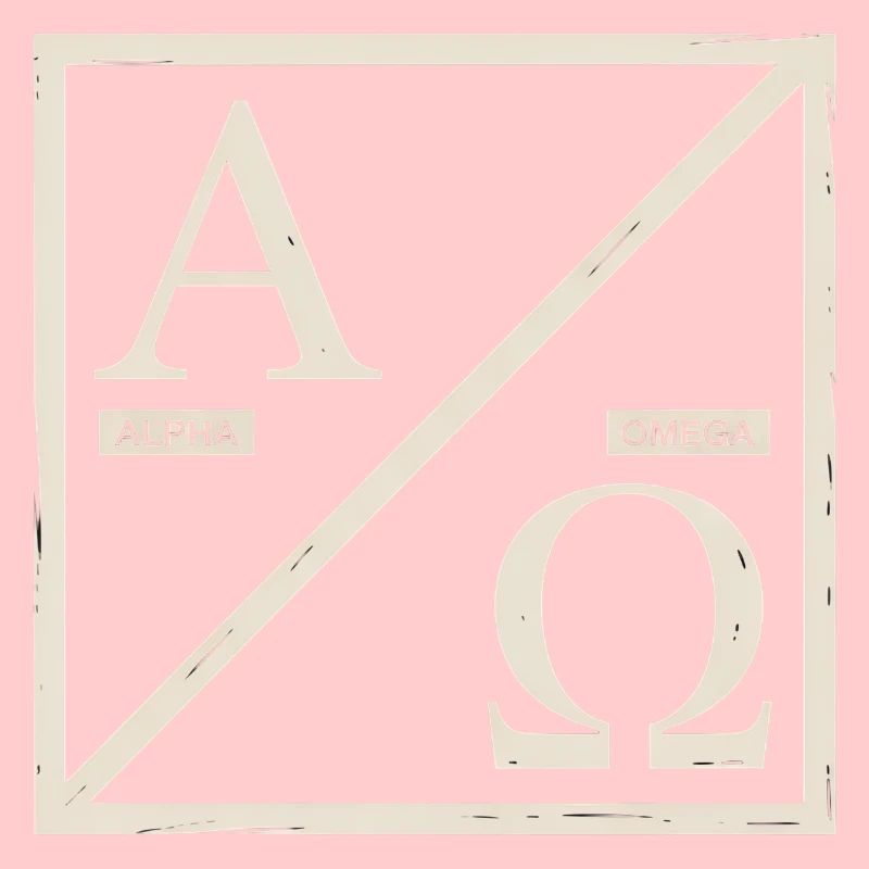 Christlich Alpha Omega Zeichen Deines Glaubens