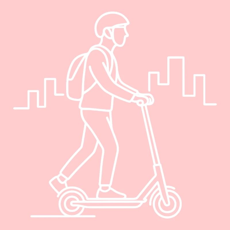 E-Scooter Driver Sketch – Urban Design