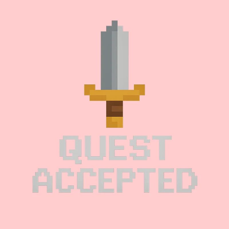 Quest akzeptiertes Pixelschwert