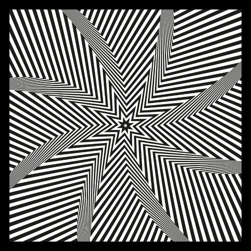 Starburst optisches Labyrinth