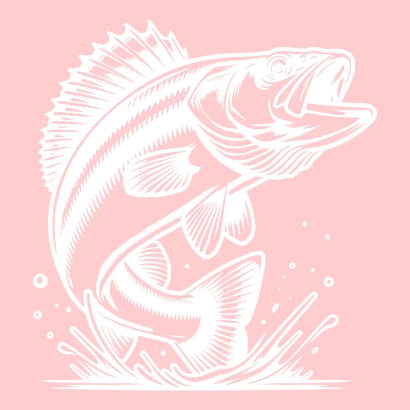 Elegant Jumping Zander Predator