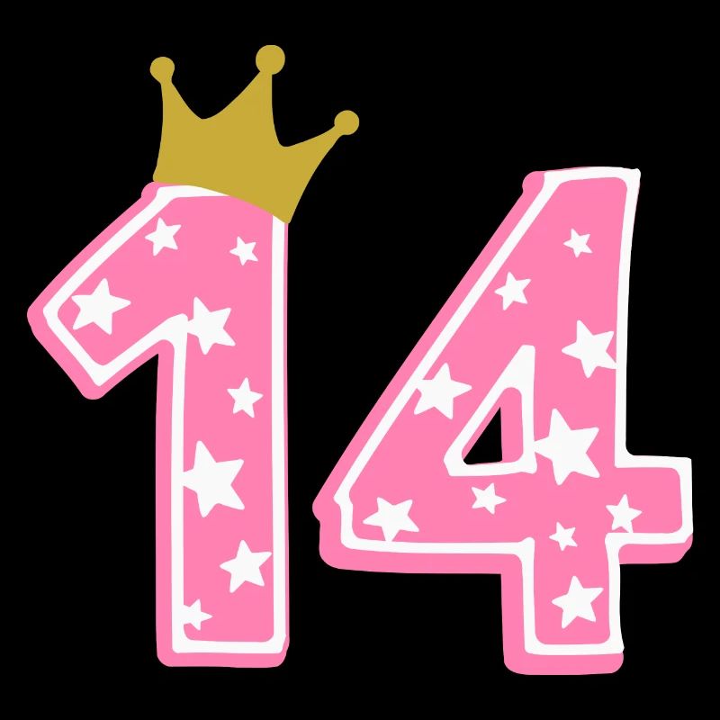 14 Krone 14. Geburtstag 14 Jahre