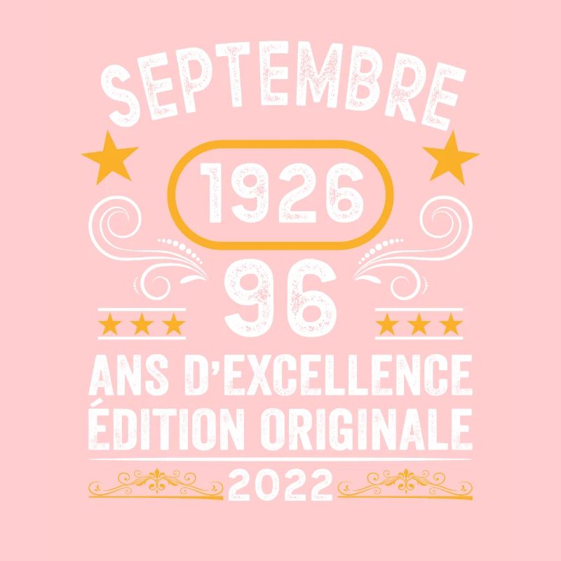 Septembre 1926 96 Ans Anniversaire Idée Cadeau