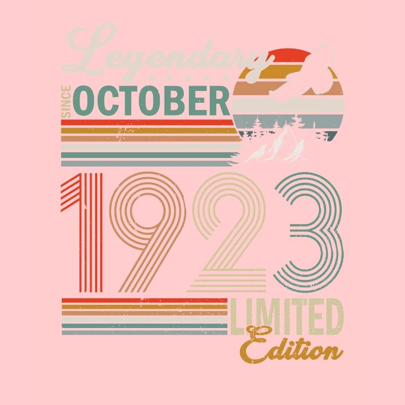 Date de naissance: Octobre 1923 Édition Limitée Vintage