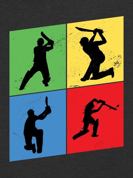 Cricket Cricketer Batsman Sport Vintage