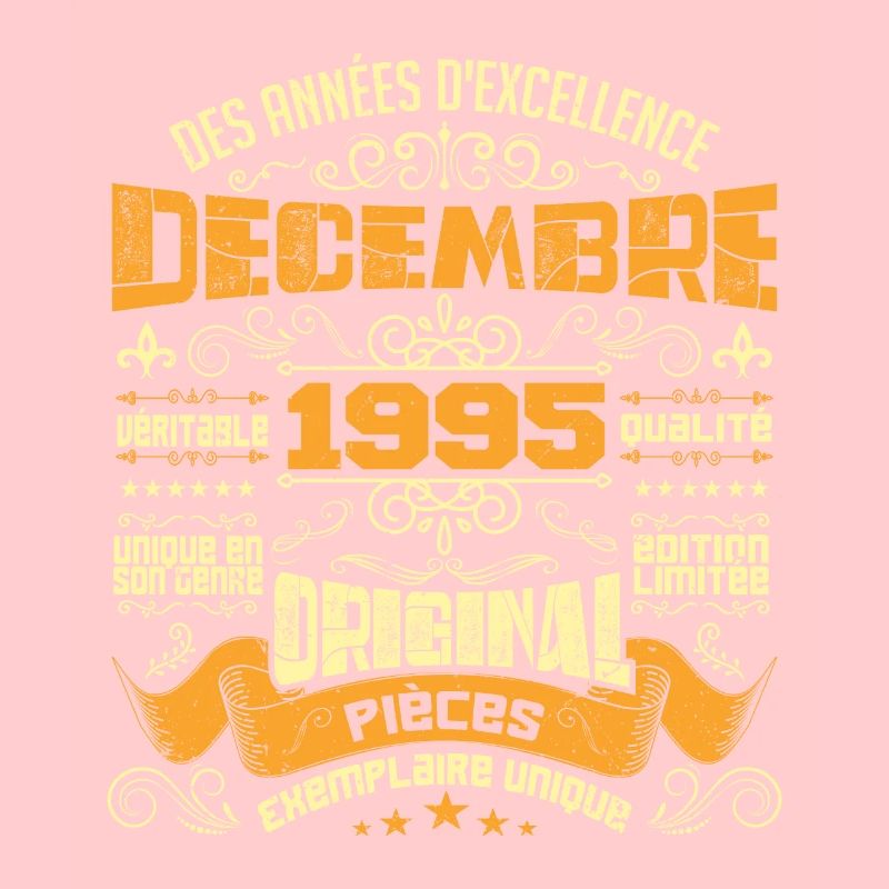 VINTAGE DÉCEMBRE 1995 ORIGINAL PIÈCES