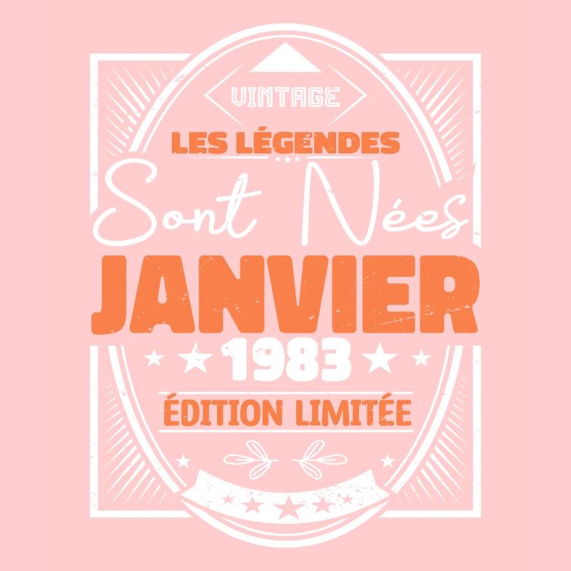 Janvier 1983 | Vintage Anniversaire 1983 Rétro
