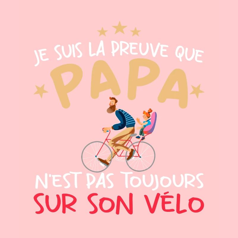 Papa cycliste cyclisme Bébé Nourrisson Naissance