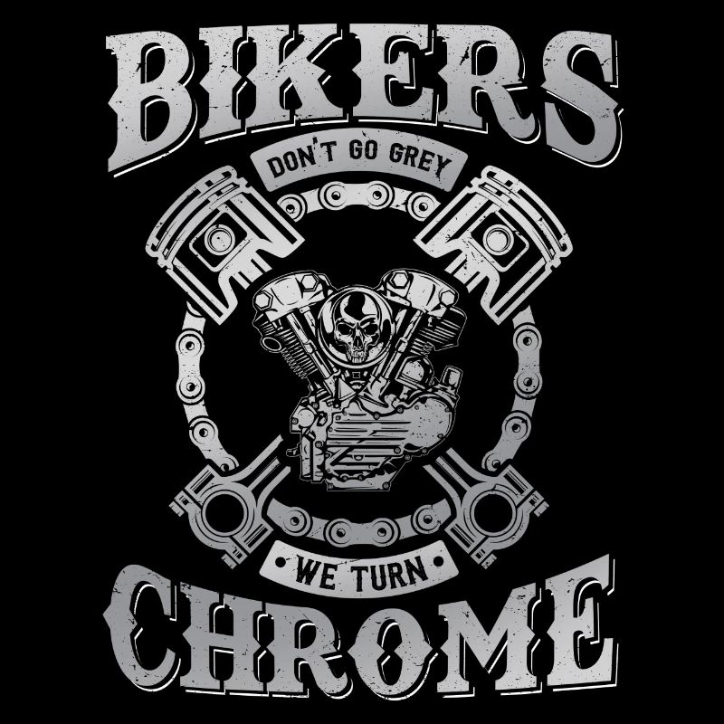 Motorradfahrer Geschenk Biker& Chrome