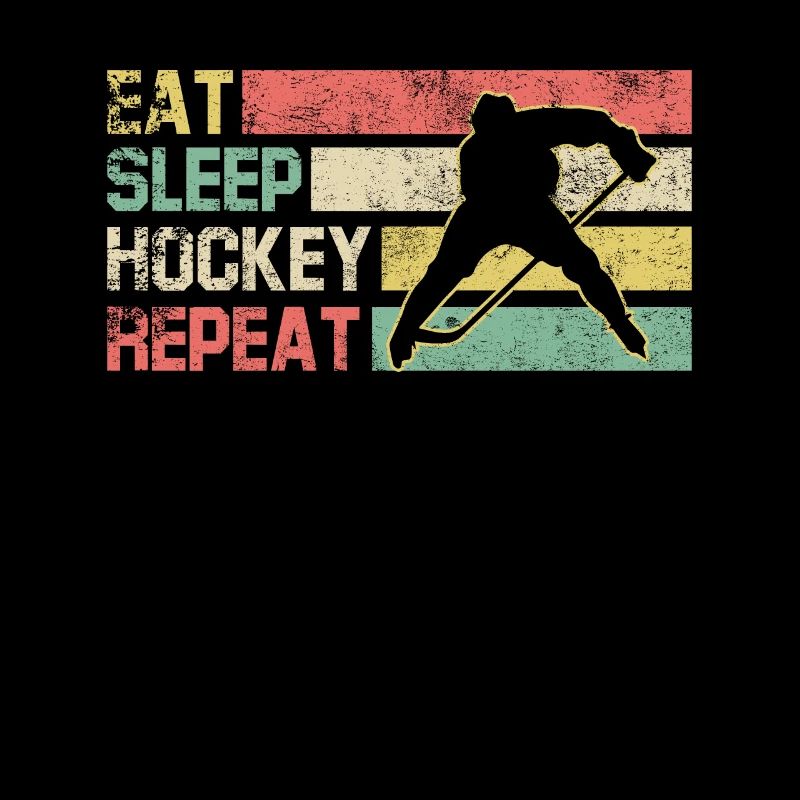 Eat Sleep Hockey Repeat Geschenk