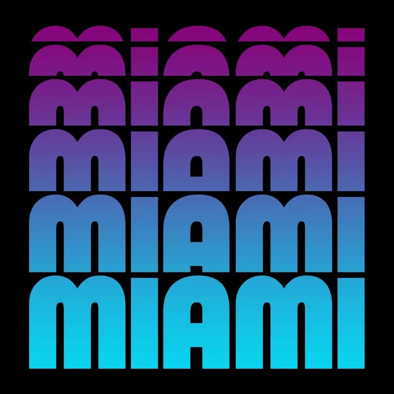 Miami Gradient Grid
