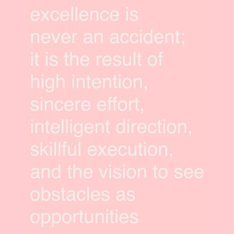 Excellence