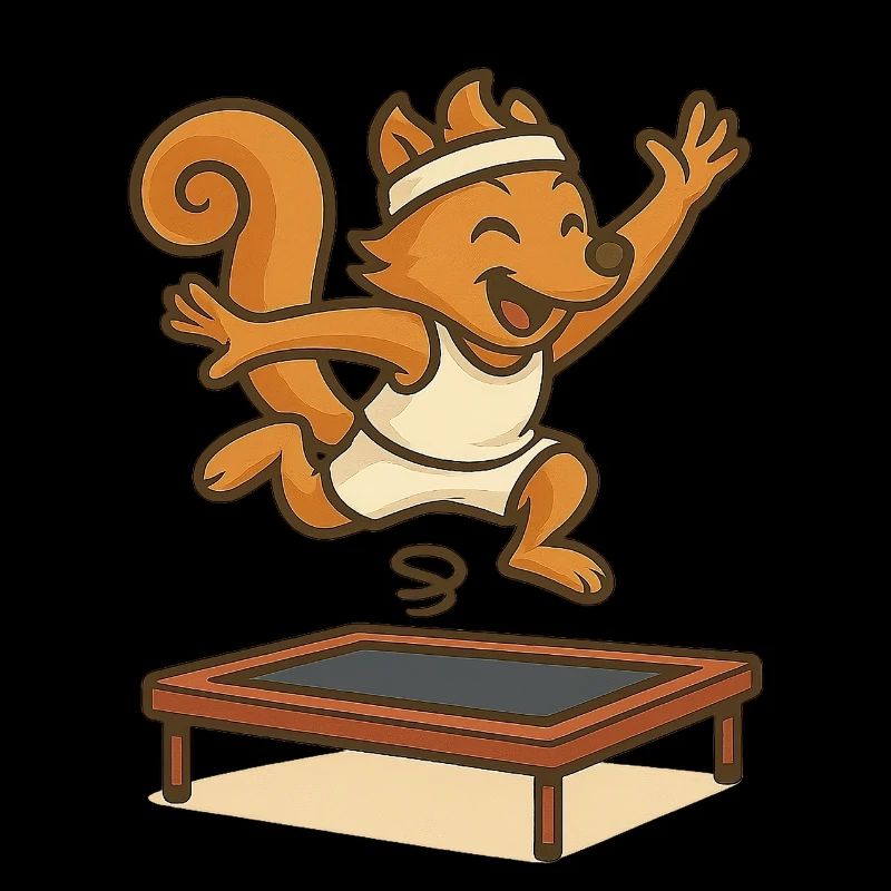 Trampoline – Sauts d’écureuil