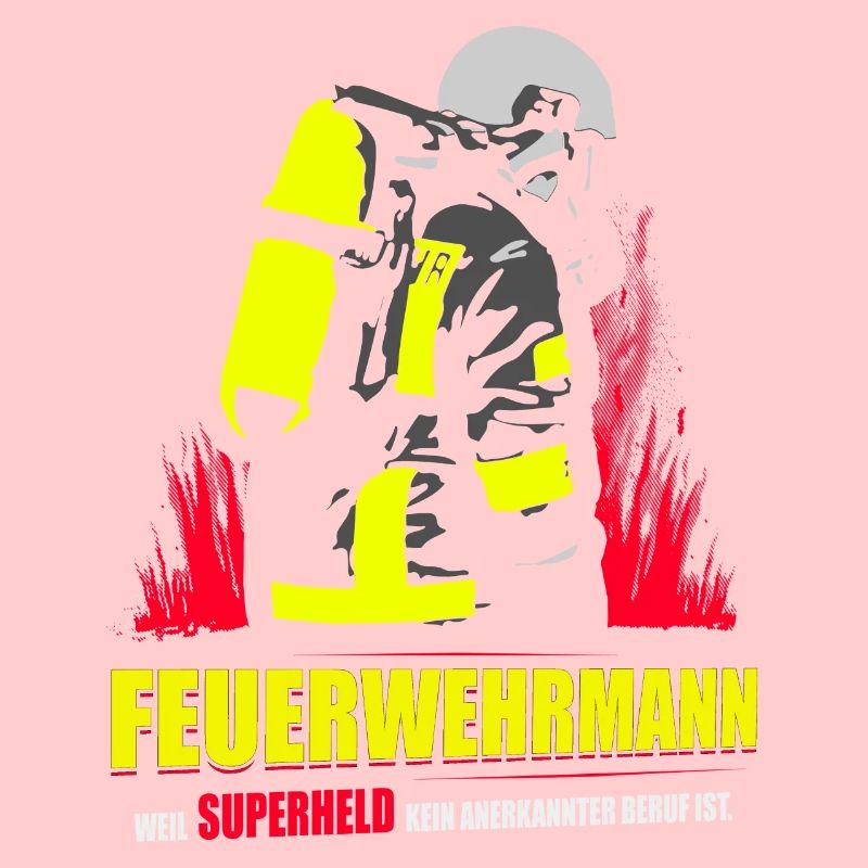 FEUERWEHRMANN BERUF SUPERHELD COOLES GESCHENK